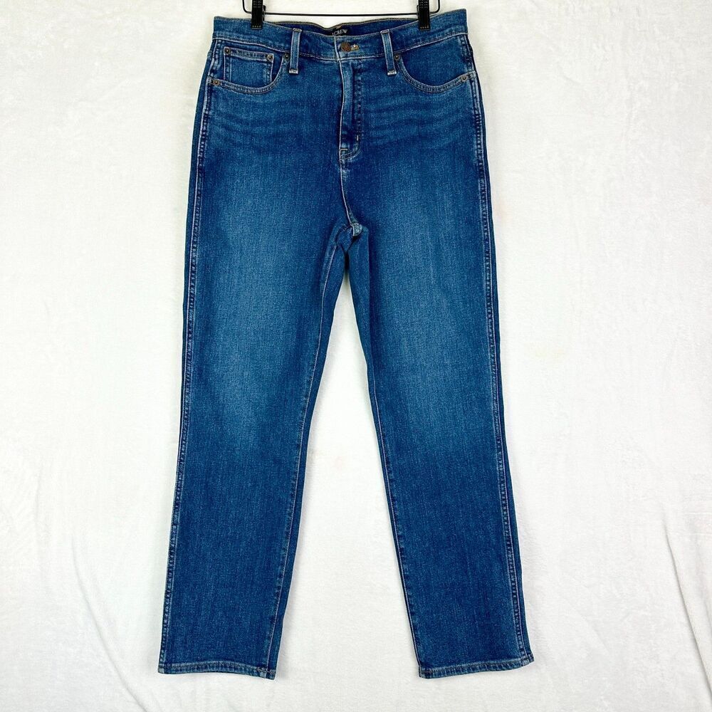 J. Crew High Rise Classic Vintage Jean Size 29 NWT All Day Stretch Medium Wash